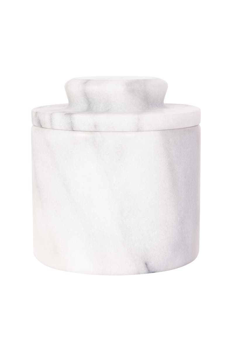 Artifacts Trading Company<sup>™</sup> Artifacts Trading Company White Marble Butter Keeper, Main, color, White Matte