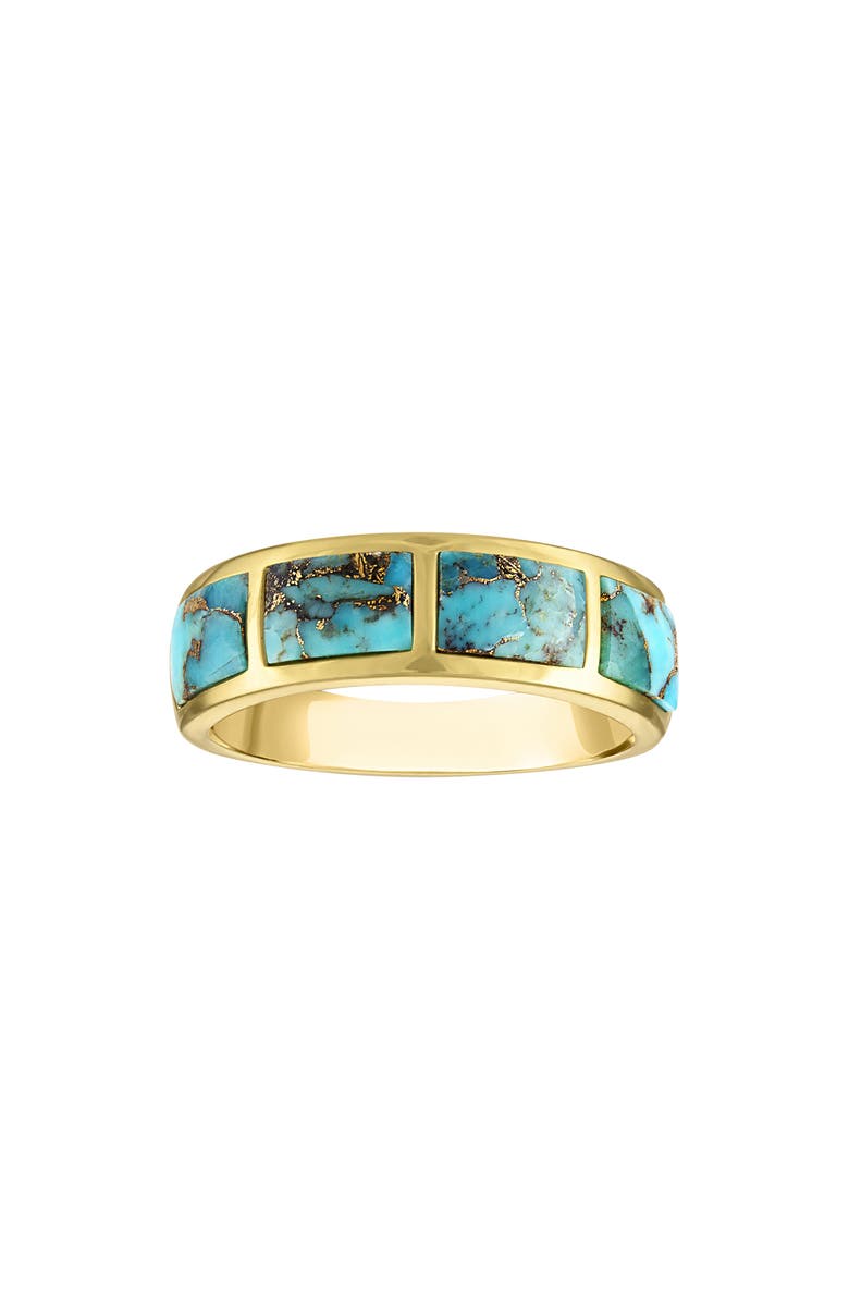 FZN Composite Turquoise Ring, Main, color, Yellow
