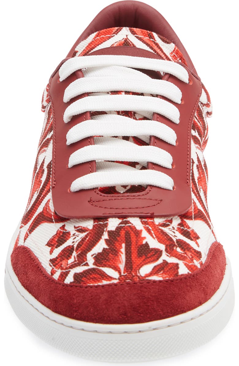 Dolce&Gabbana Majolica Print Low Top Sneaker, Alternate, color, Iy3tn Maiolica 1 Rubino