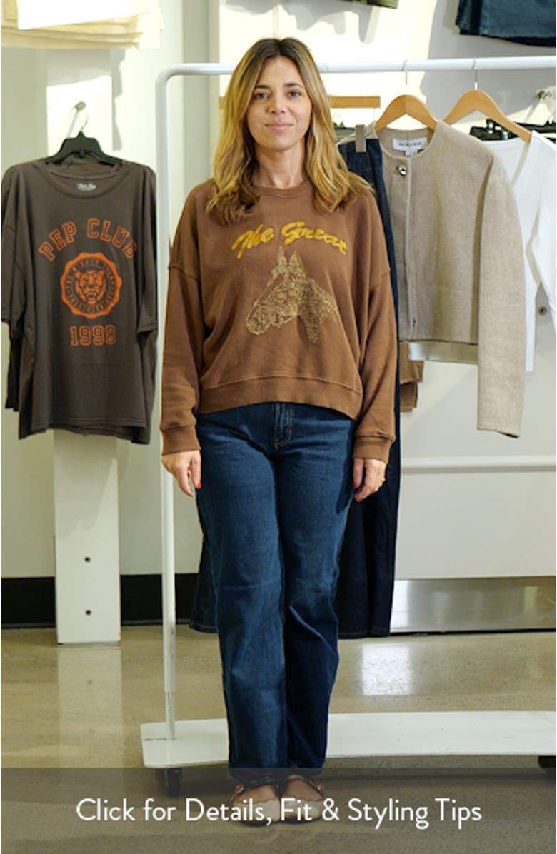 The Teammate Horse Graphic Sweatshirt, sales video thumbnail