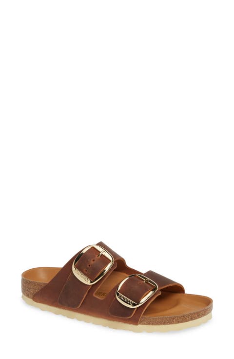 Arizona Big Buckle Slide Sandal (Women)