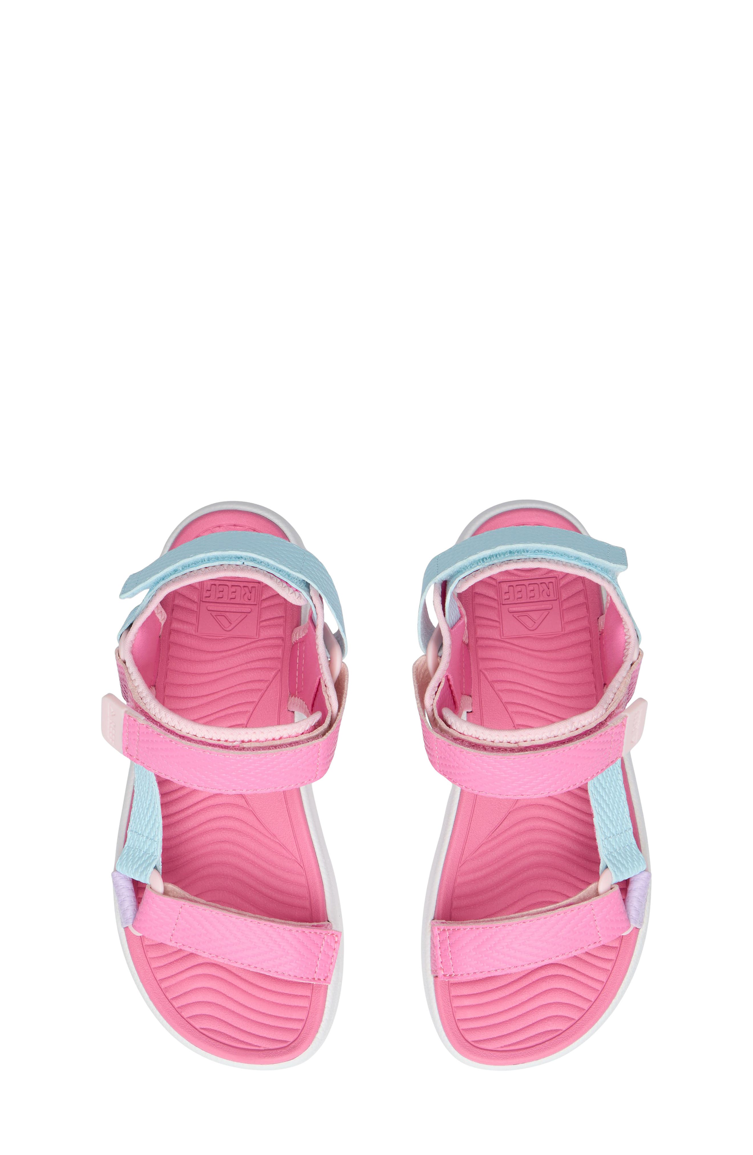 Kids' Shoremazing Sandal, Alternate, color, PINK/ BLUE