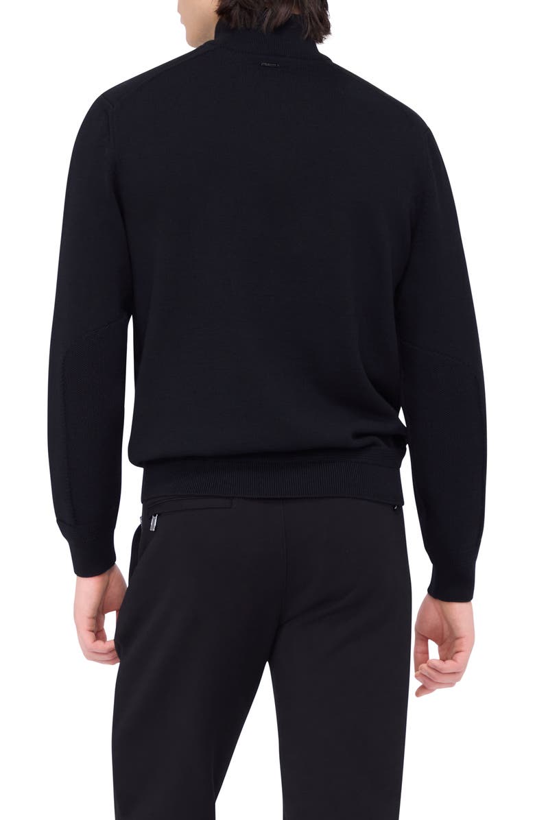 Bugatchi Merino Wool Quarter Zip Sweater, Alternate, color,