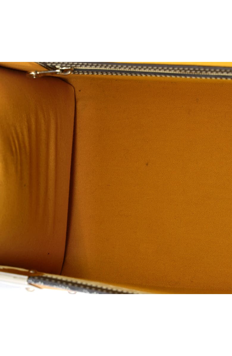 Pre-Owned Goyard Saigon Top Handle Bag Coated Canvas with Leather MM, Alternate, color, Gray