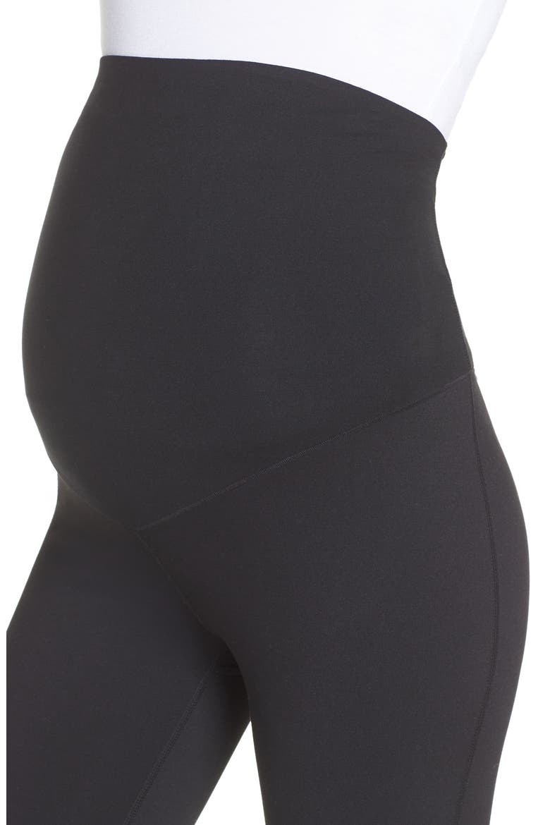 Mamasana Live In Ankle Maternity Leggings, Alternate, color, BLACK
