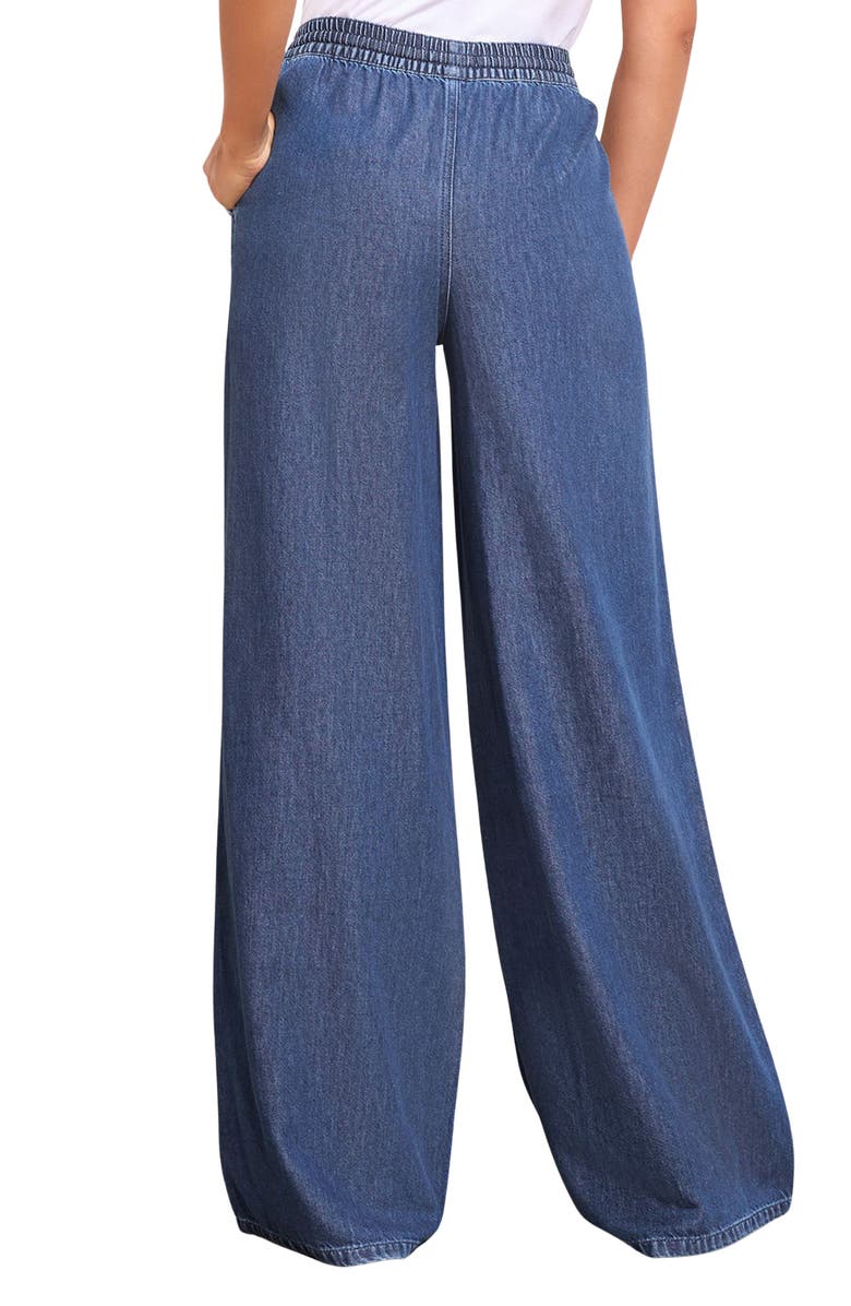 Friends Like These High Rise Wide Leg Jean, Alternate, color, Rinse Wash