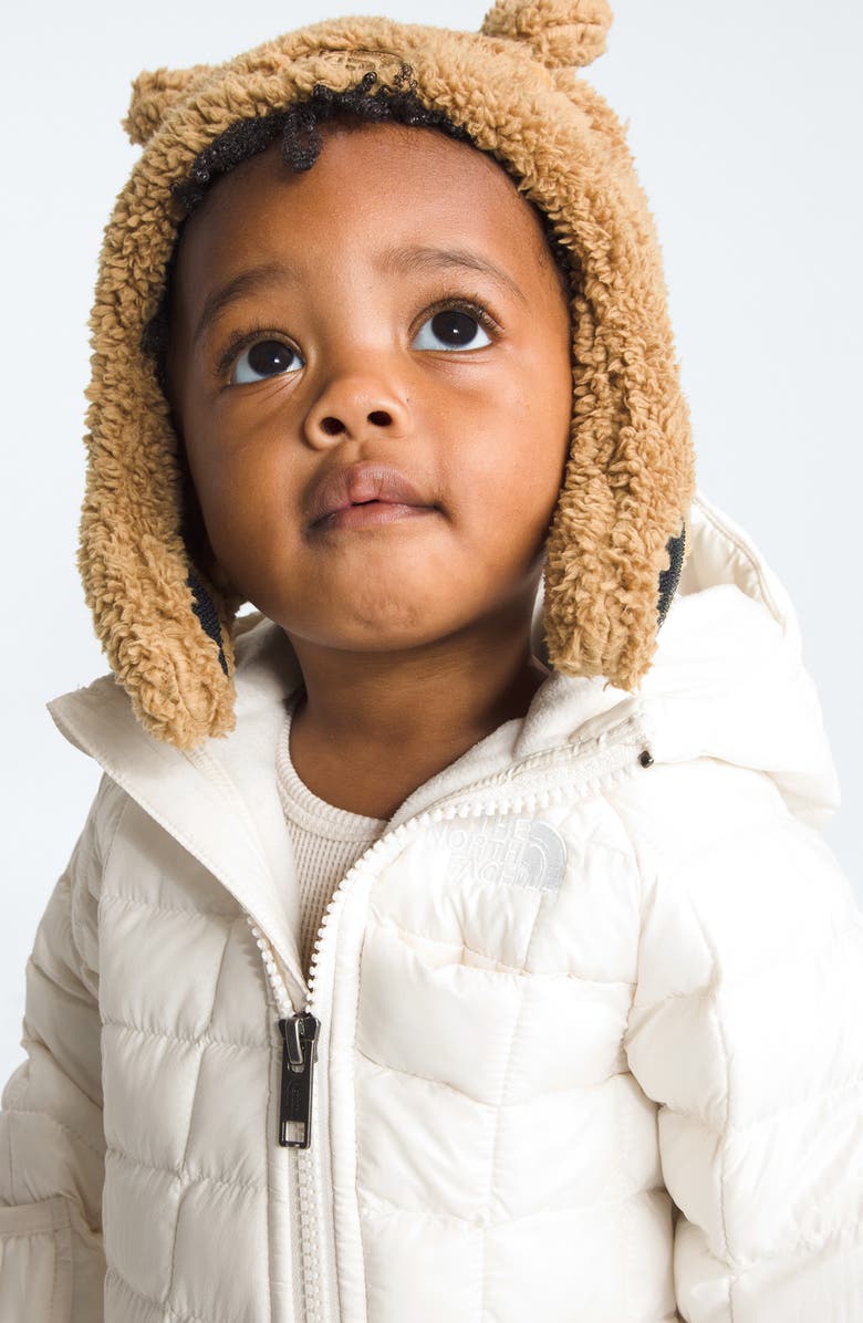The North Face ThermoBall<sup>™</sup> Water Repellent One-Piece Snowsuit, Alternate, color, White Dune