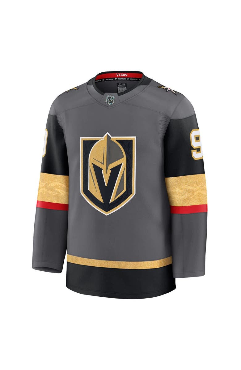 FANATICS Men's Fanatics Jack Eichel Gray Vegas Golden Knights Alternate Premium Jersey, Alternate, color,