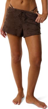 Rip Curl Praia Broderie Cover-Up Shorts