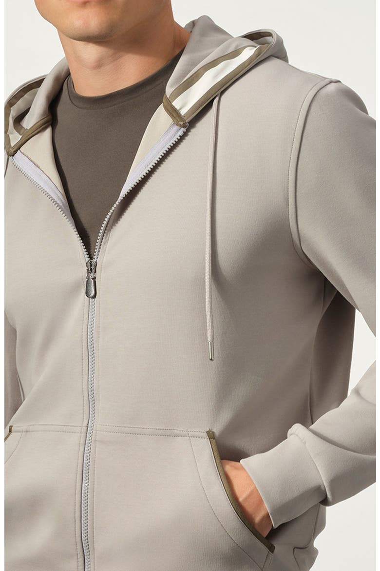 Full Zip Hoodie, Alternate, color, PLATINUM