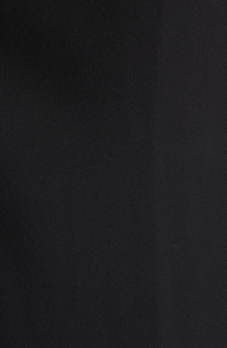 Veronica Beard Loxley Long Sleeve Midi Shirtdress, Alternate, color, Black