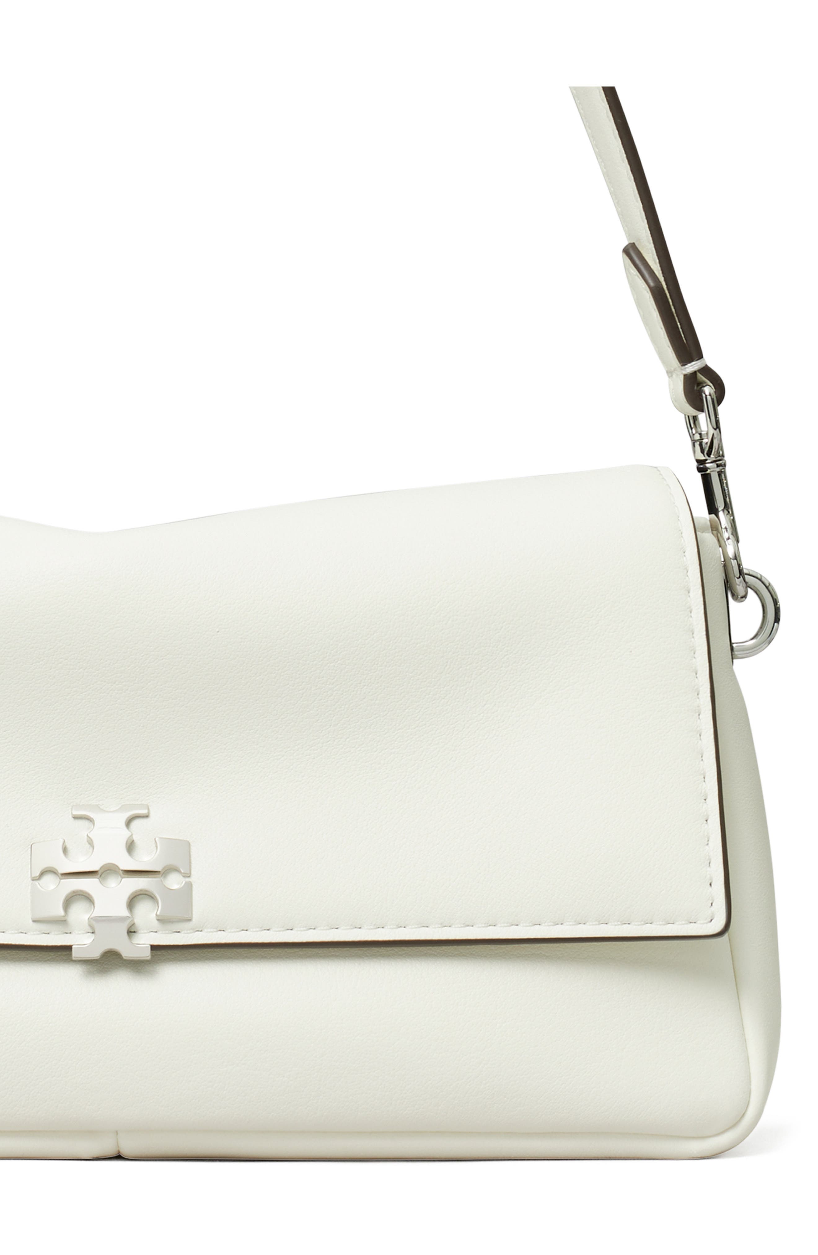 Женские сумки Tory Burch Small Charlie Leather Shoulder Bag — фото 6