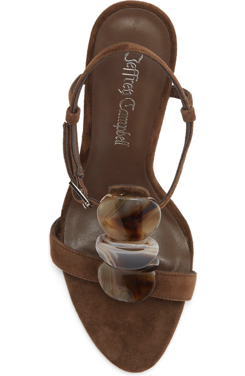 Jeffrey Campbell Palma T-Strap Wedge Sandal, Alternate, color, Brown Combo