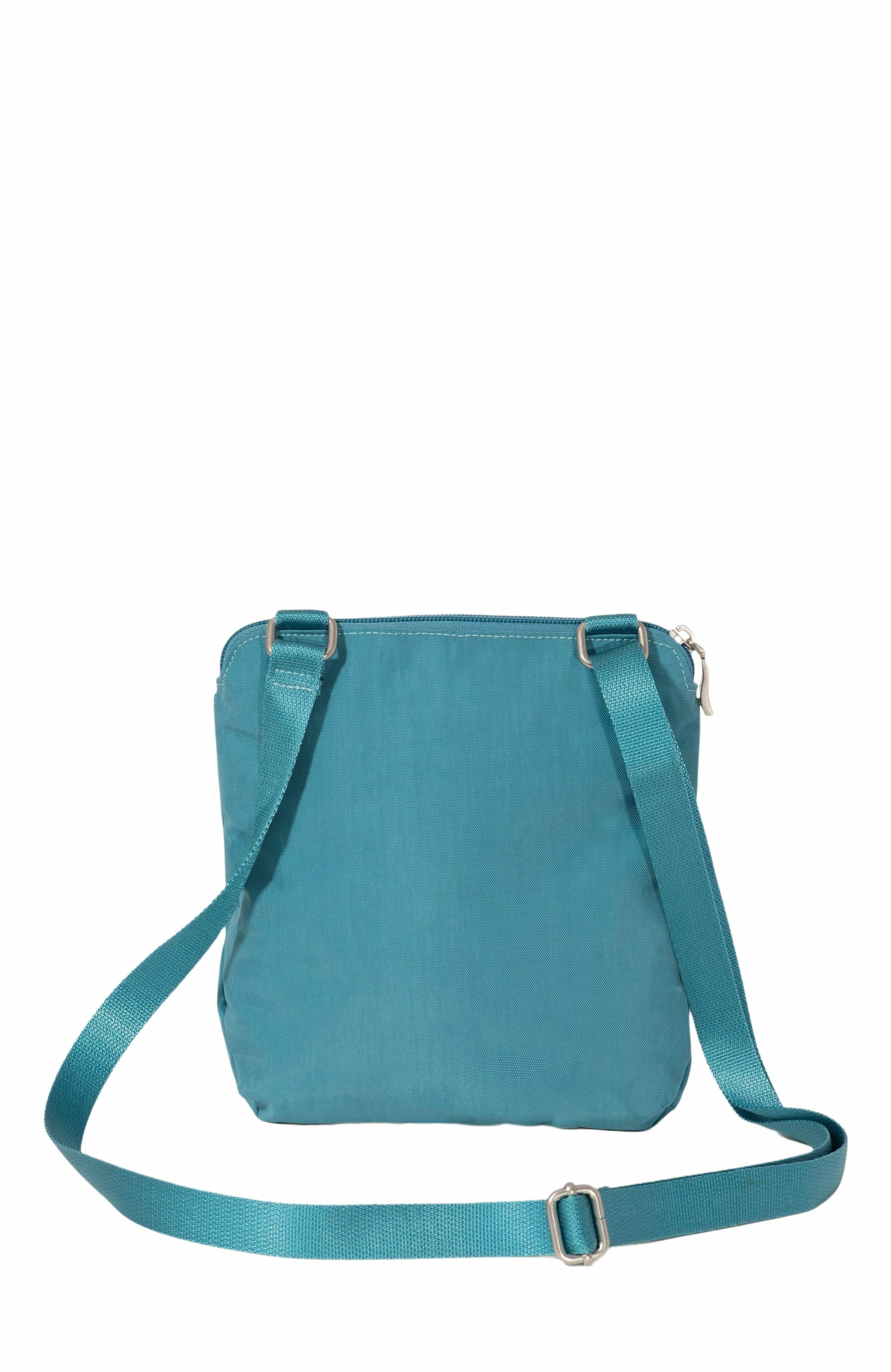 BAGGALLINI Coastal Flip Lock Mini Crossbody, Alternate, color, Seaside Blue