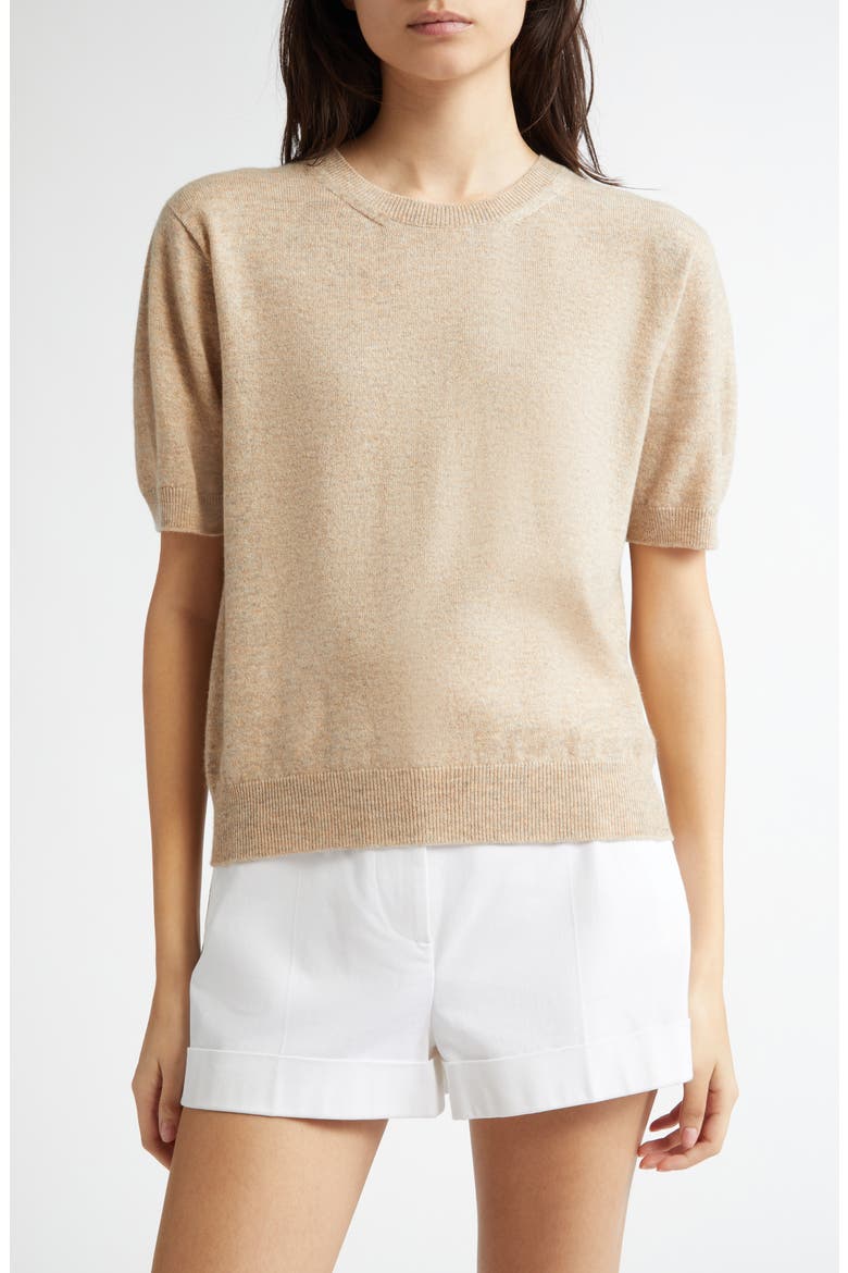Classic Cashmere & Silk Cardigan, Main, color, OATMEAL
