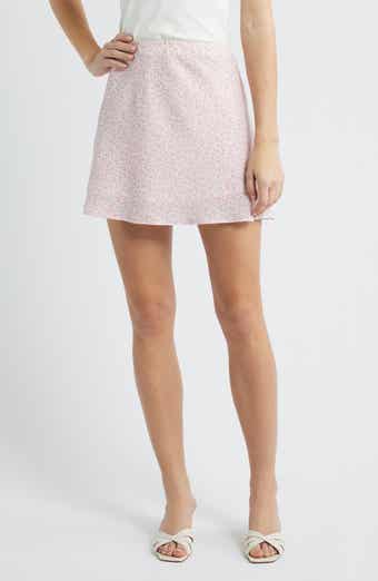 Floral A-Line Miniskirt