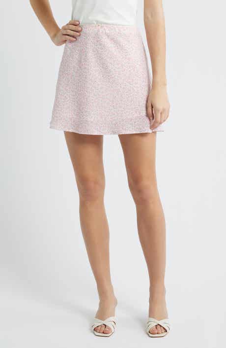 Floral A-Line Miniskirt