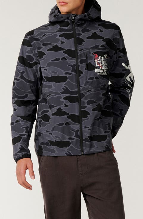 Eddie Would Go Spray Hooded Jacket