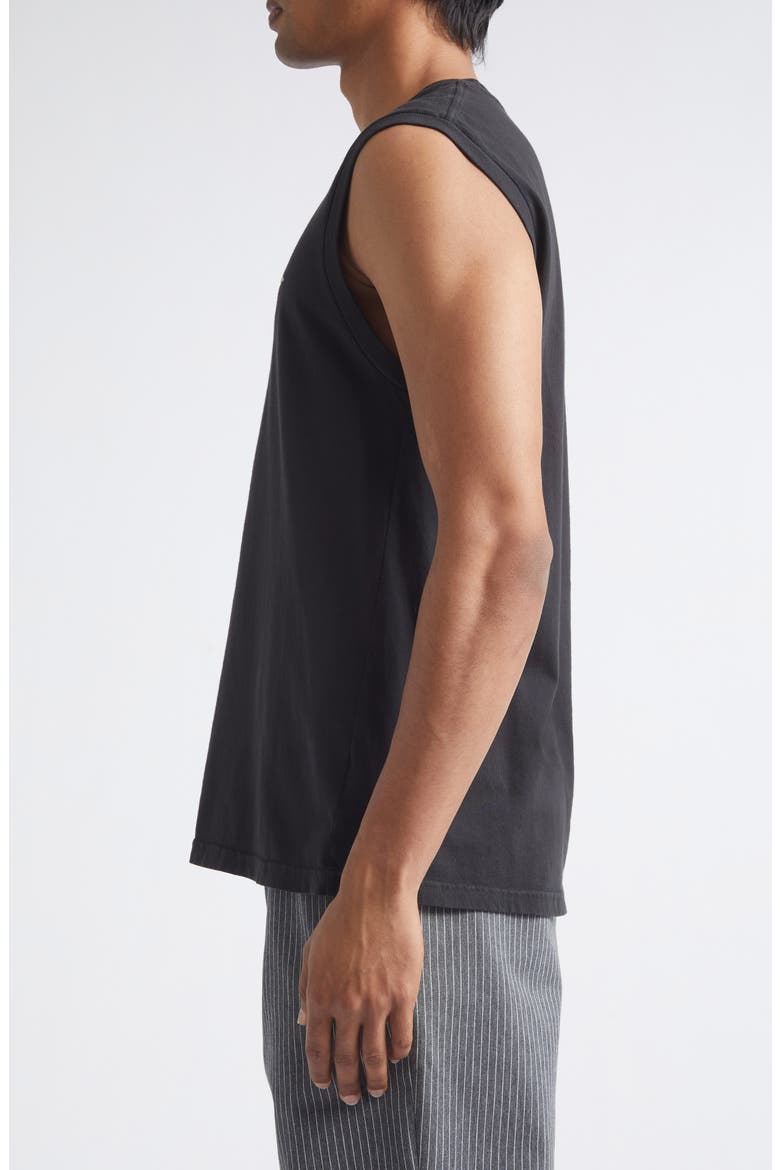 Star Logo Muscle Tee, Alternate, color, BLACK