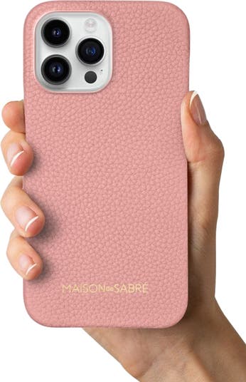 刻印可 ◆ MAISON de SABRE ◆ iPhone15 シリーズ カード収納可 The Card Phone Case iPhone 15 Pro Max - Manhattan Sandstone