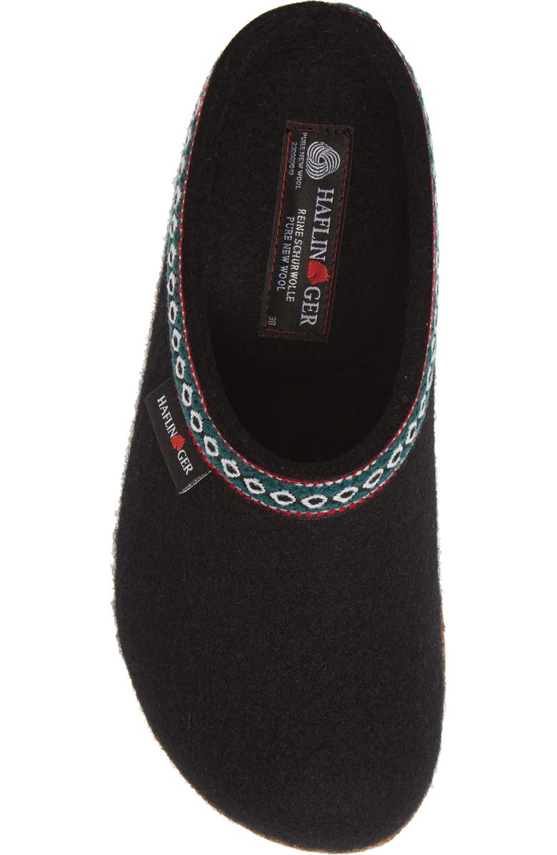 Haflinger Grizzly Clog Slipper, Alternate, color,
