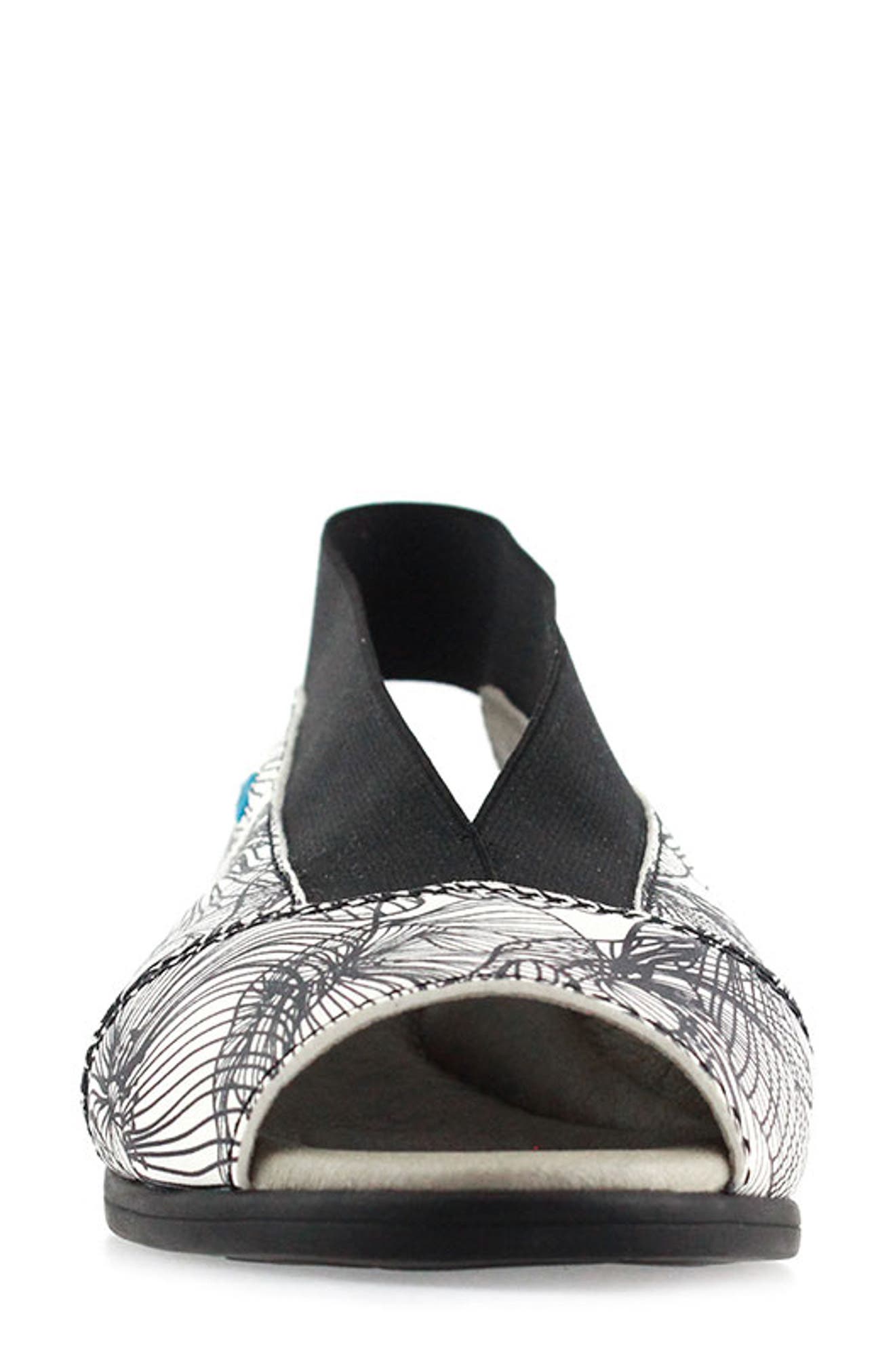 CLOUD 'Caliber' Peep Toe Leather Sandal, Alternate, color, 