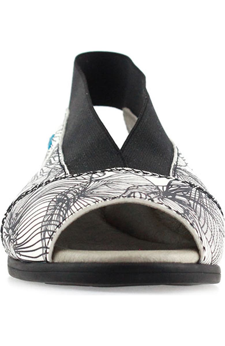 CLOUD 'Caliber' Peep Toe Leather Sandal, Alternate, color,