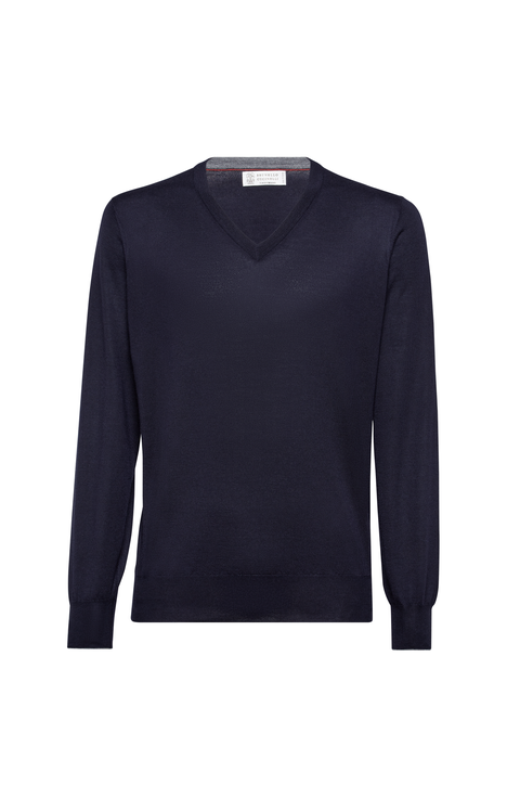 Cashmere and silk sweater