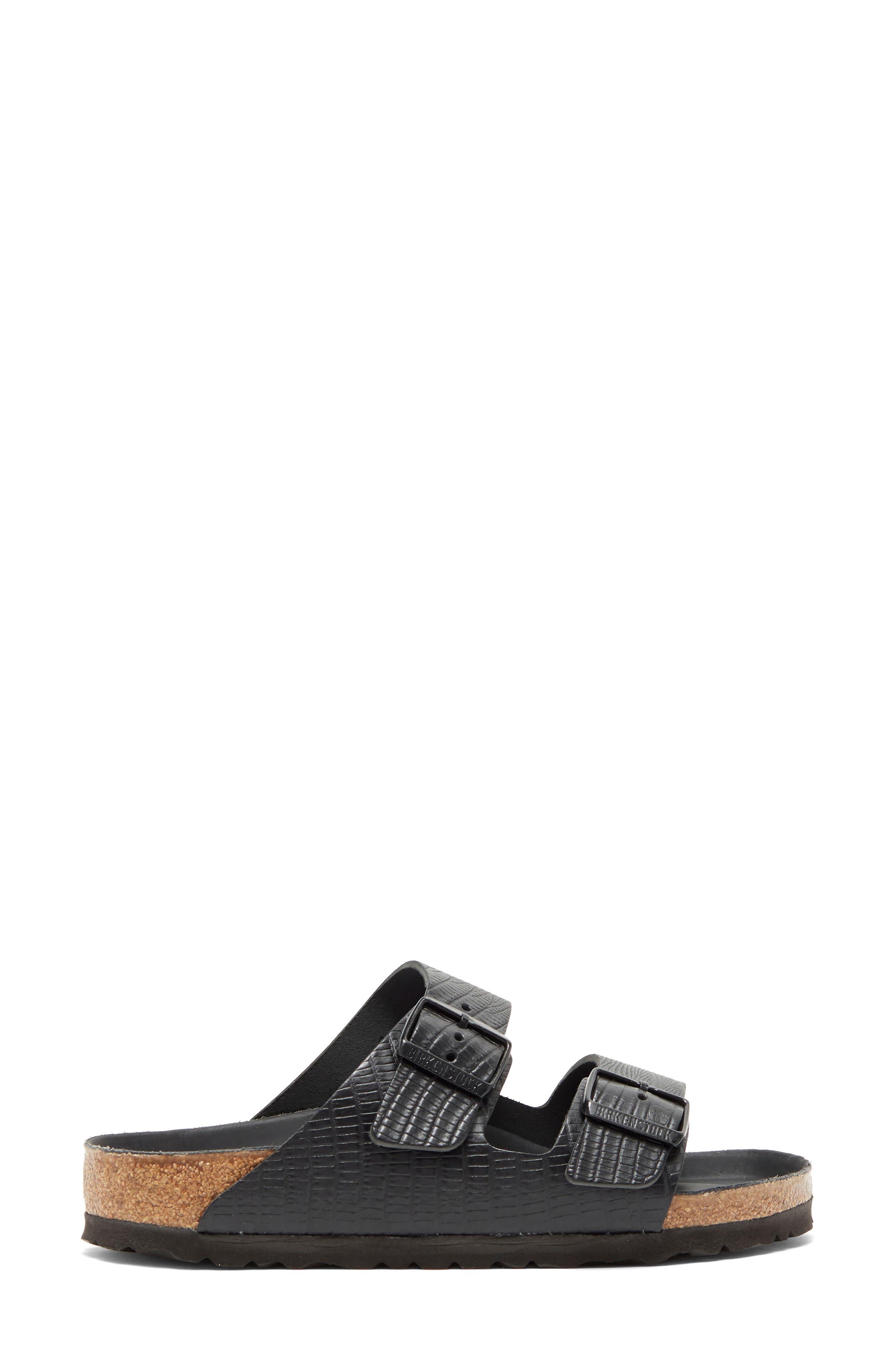 Birkenstock Arizona Embossed Slide Sandal - Discontinued, Alternate, color, 