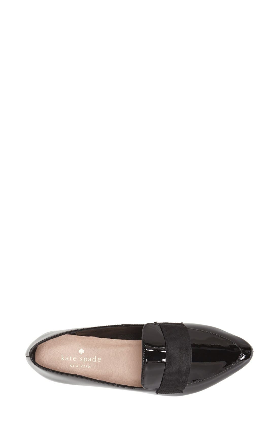 Kate Spade New York 'corina' pointy toe loafer, Alternate, color, 