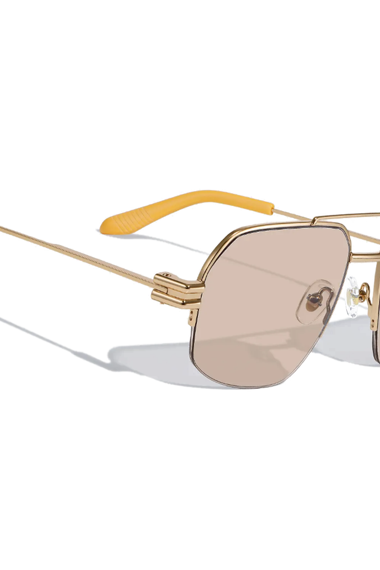 Charlie 56mm Aviator Sunglasses, Alternate, color, Amber