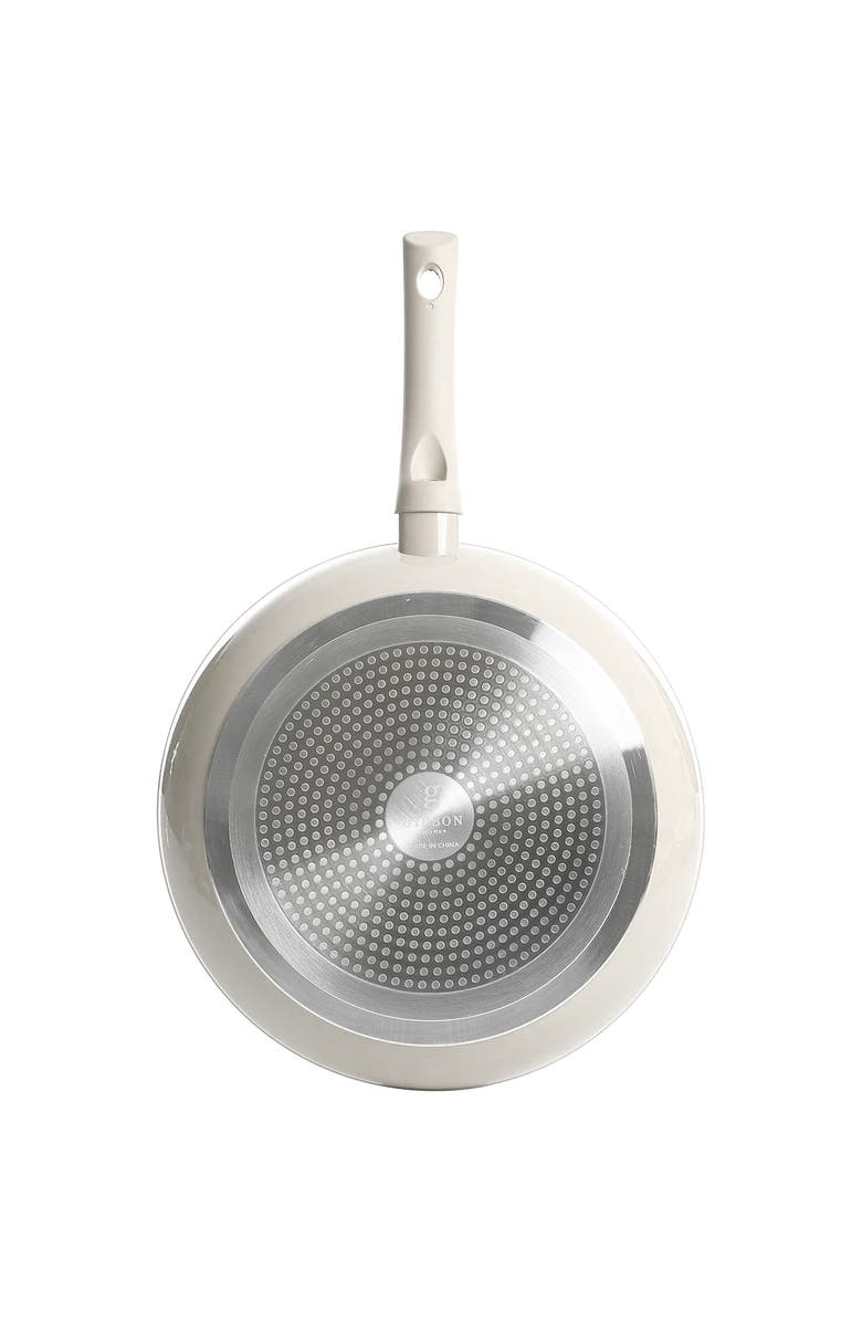 Gibson Home Plaza Cafe 7 Piece Forged Aluminum Cookware Set, Alternate, color, Linen