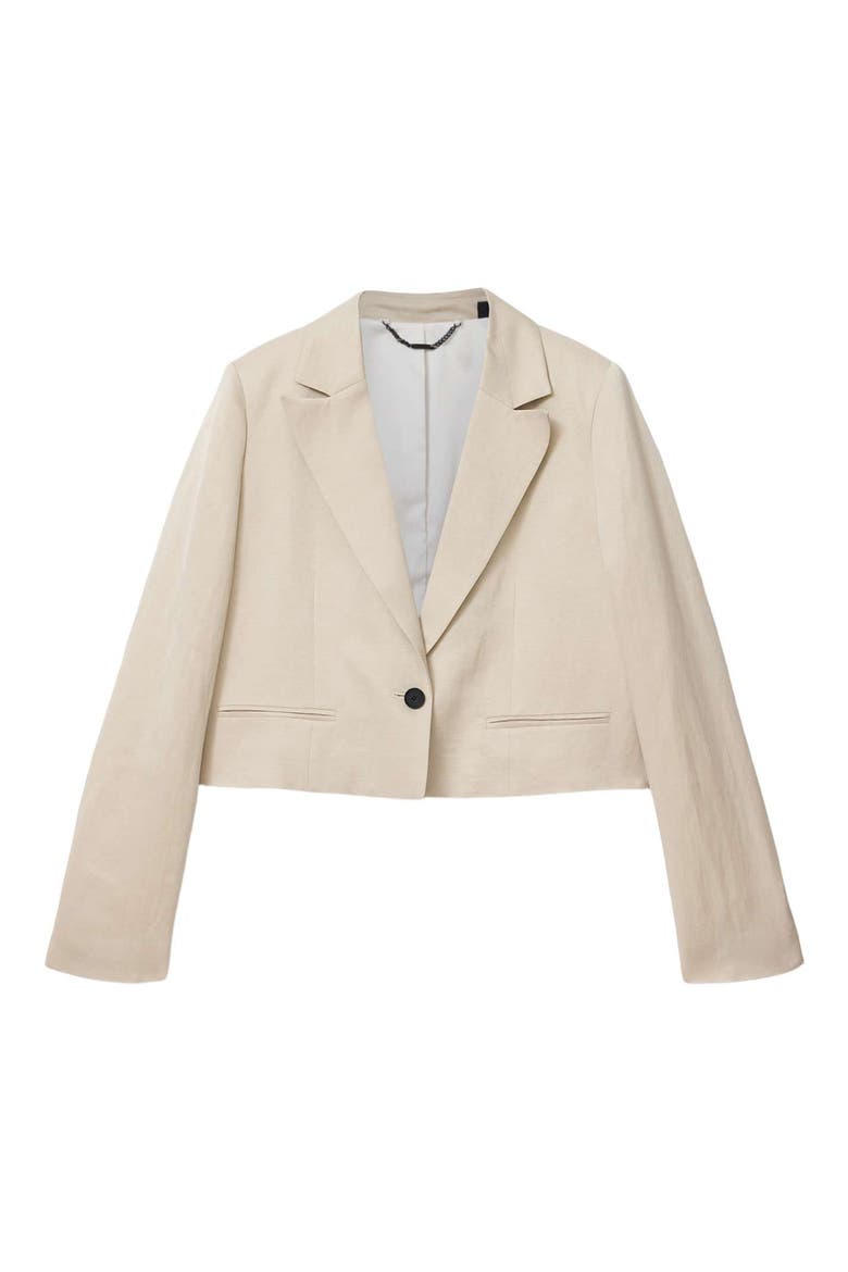 Helena Crop Blazer, Alternate, color, STONE