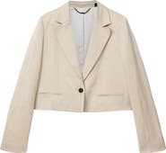 AllSaints Helena Crop Blazer