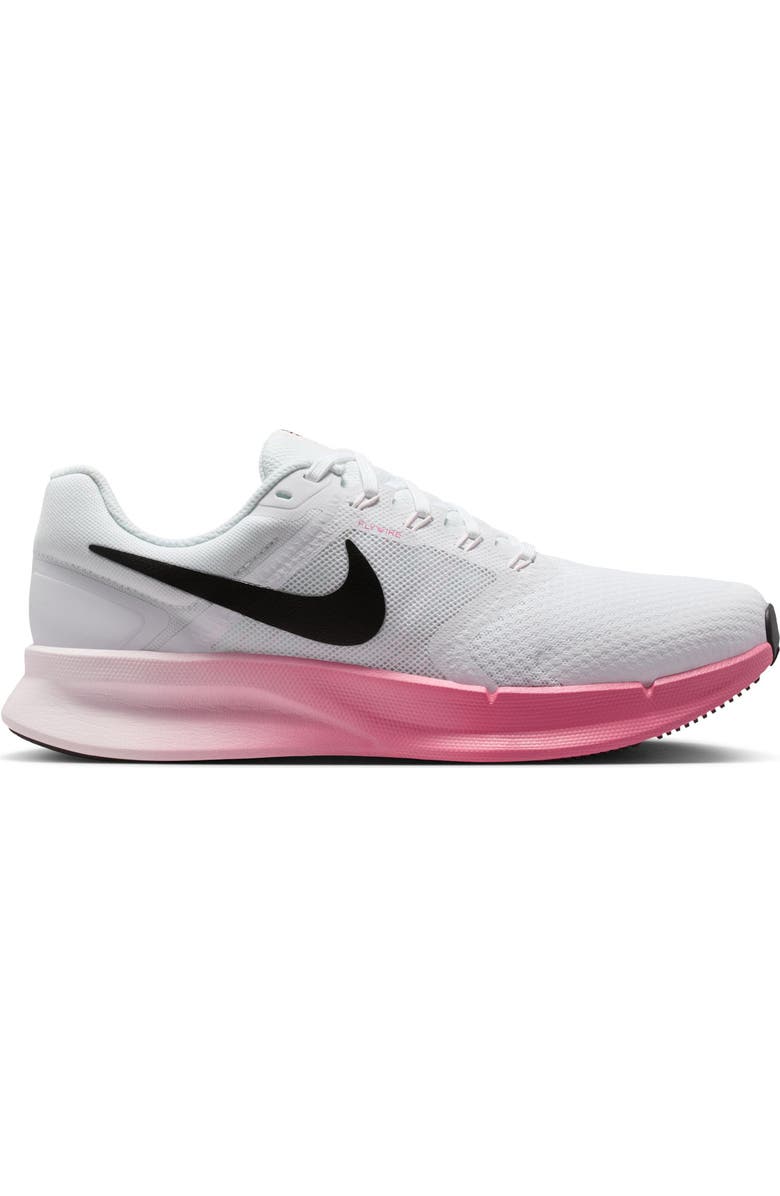 Nike Run Swift 3 Running Shoe, Alternate, color, White/ Black/ Pink-Peony
