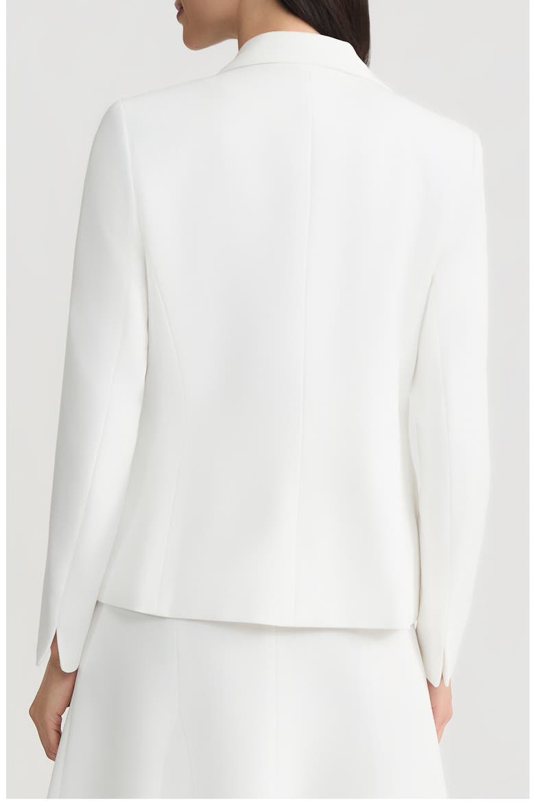 Ruffle Lapel Jacket, Alternate, color, LILY WHITE