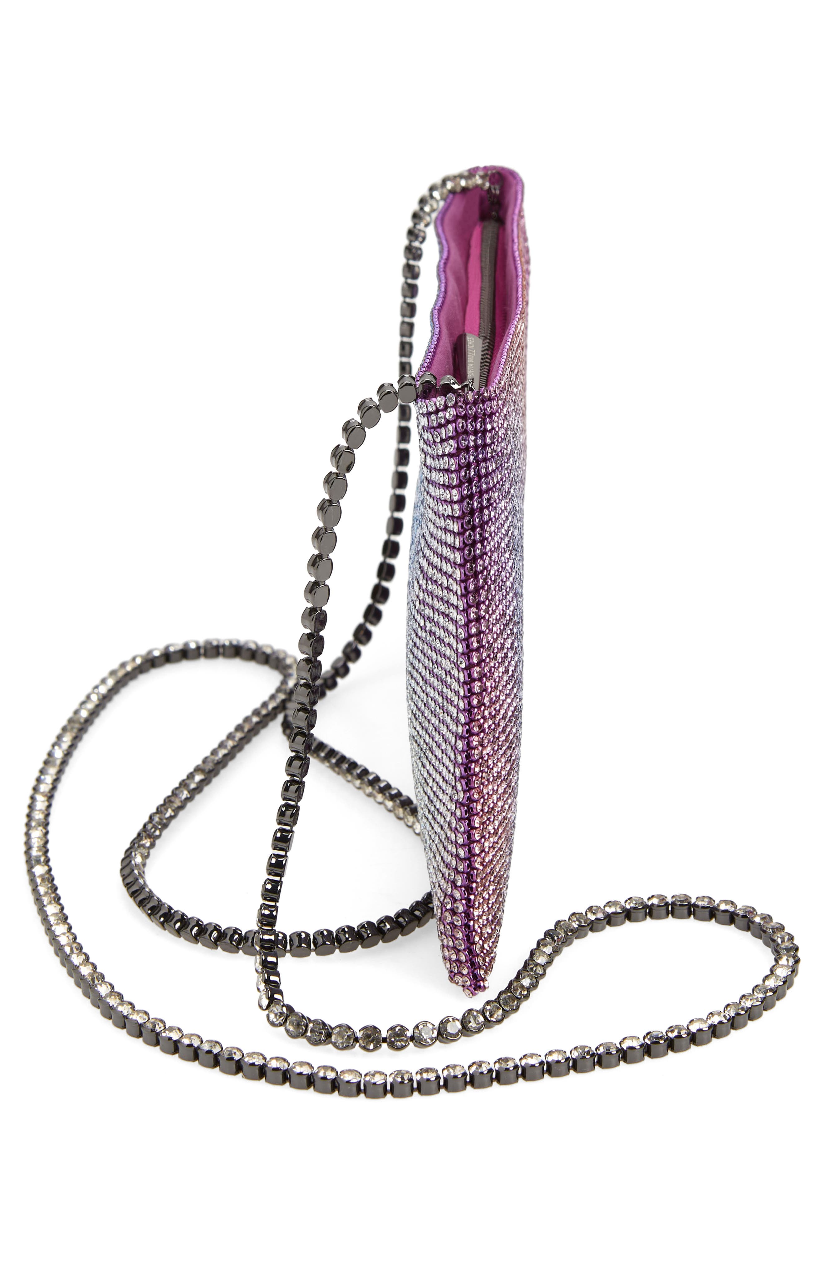 Benedetta Bruzziches Your Best Friend Crystal Embellished Crossbody Bag, Alternate, color, 