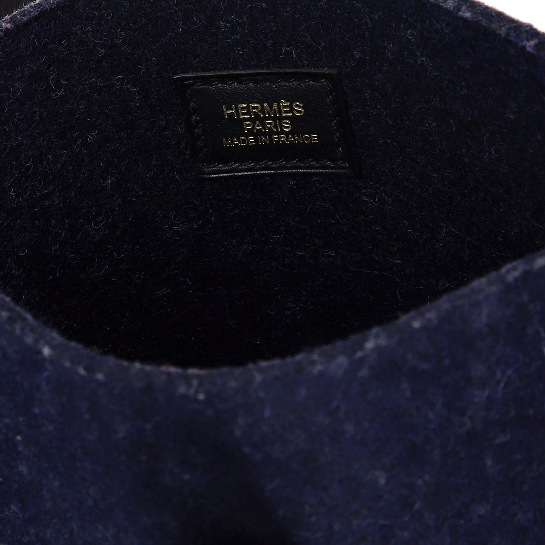 Pre-Owned Hermes Evelyne Bag Gen III Felt PM, Alternate, color, Bleu Nuit
