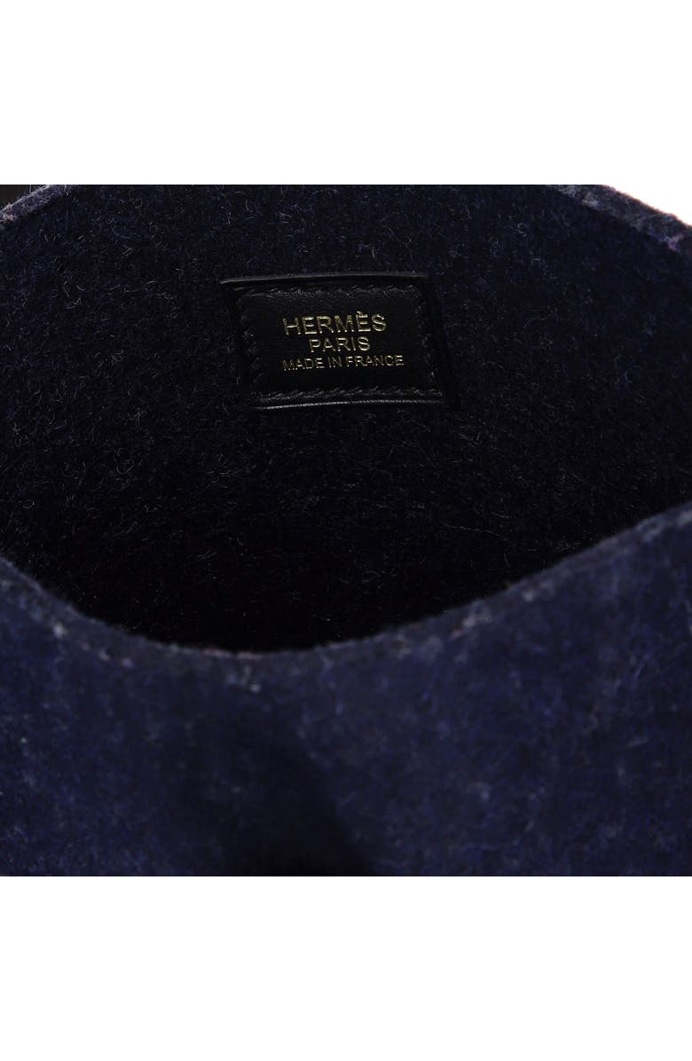 Pre-Owned Hermes Evelyne Bag Gen III Felt PM, Alternate, color, Bleu Nuit