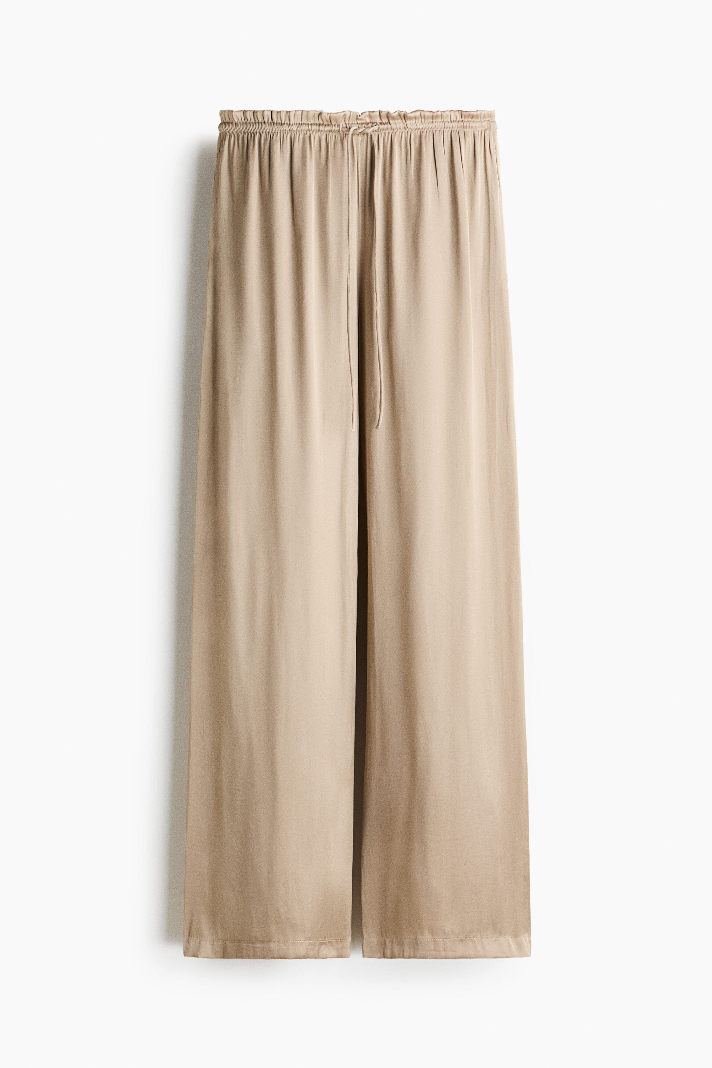 Satin Drawstring Trousers