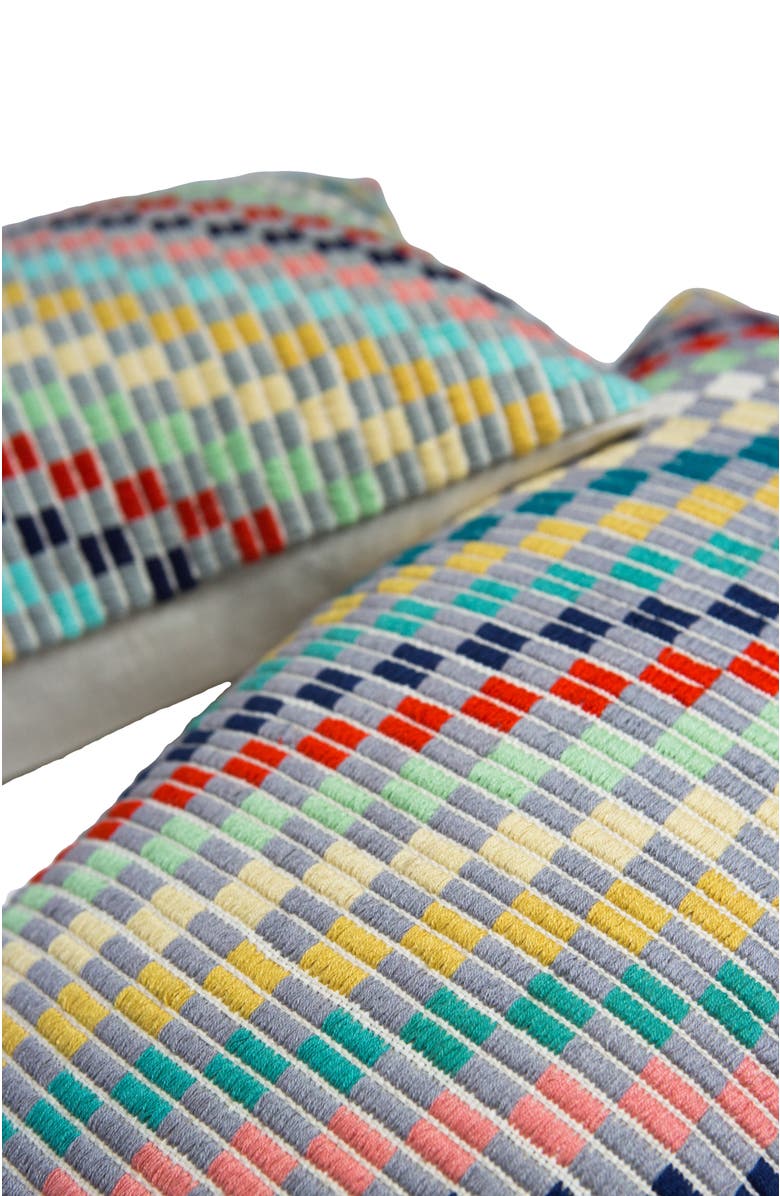 Archive New York Nahuala IV Handwoven Cotton Brocade Throw Pillow, Alternate, color, Multicolored