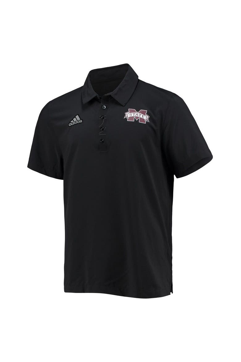 Men's adidas Black Mississippi State Bulldogs Playoff Pack Primegreen Polo, Alternate, color, Black