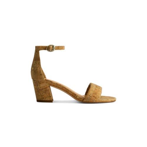 Bernardo Footwear Bowie Ankle Strap Heeled Sandal In Cork