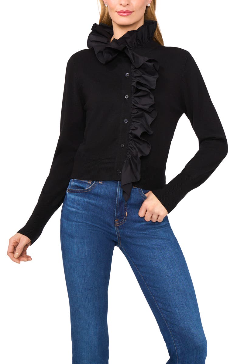 Ted Baker Mixed Media Sweater, Main, color, 