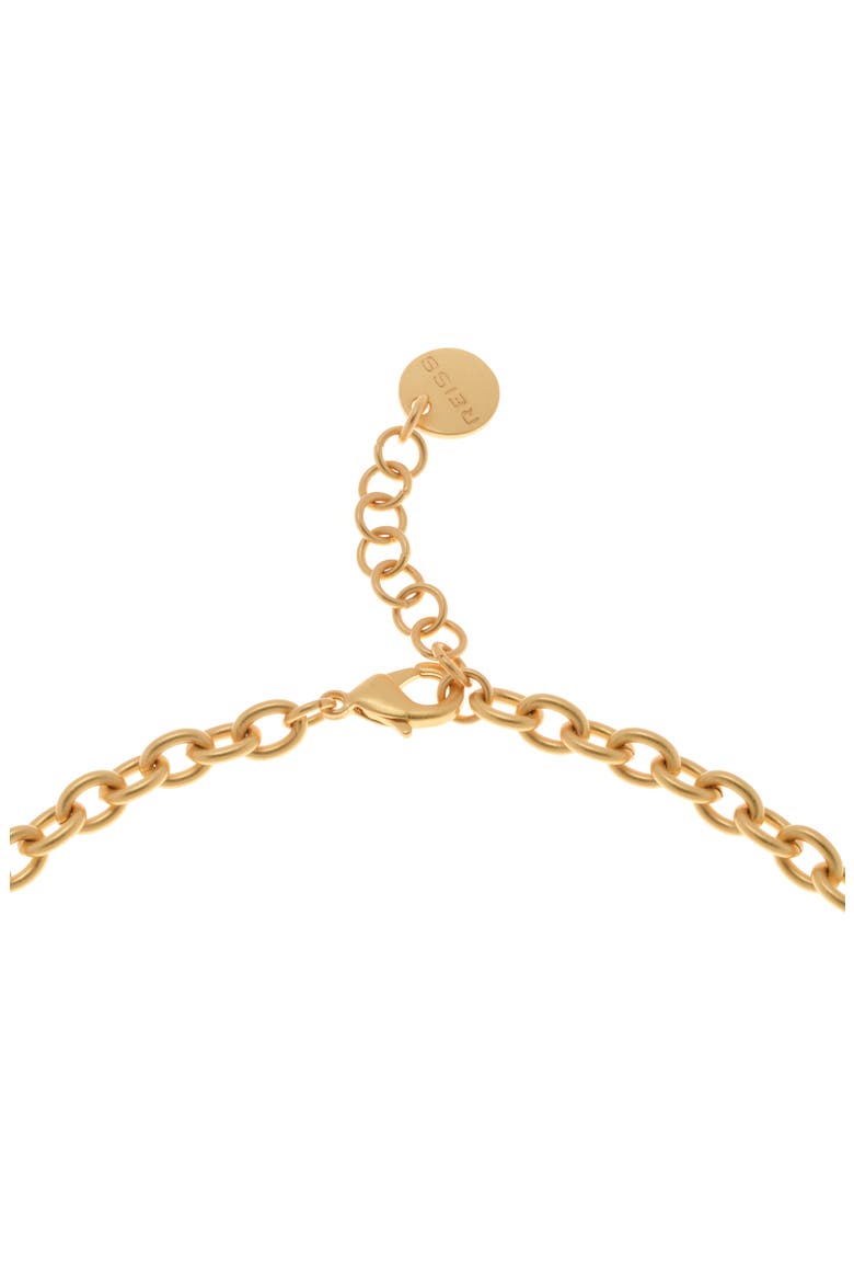 Paige Choker Necklace, Alternate, color, GOLD TONE / BURGUNDY