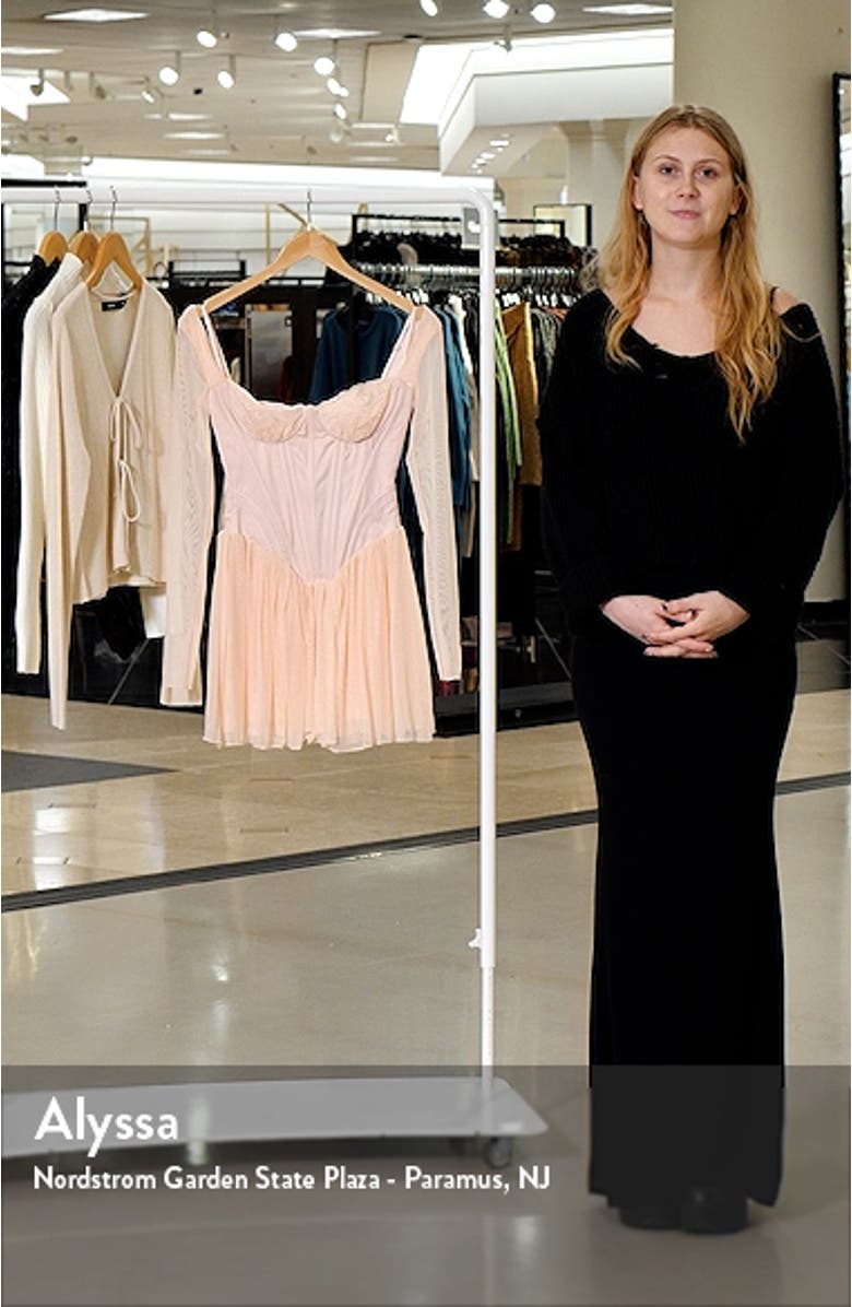 Vivi Underwire Long Sleeve Corset Minidress, sales video thumbnail