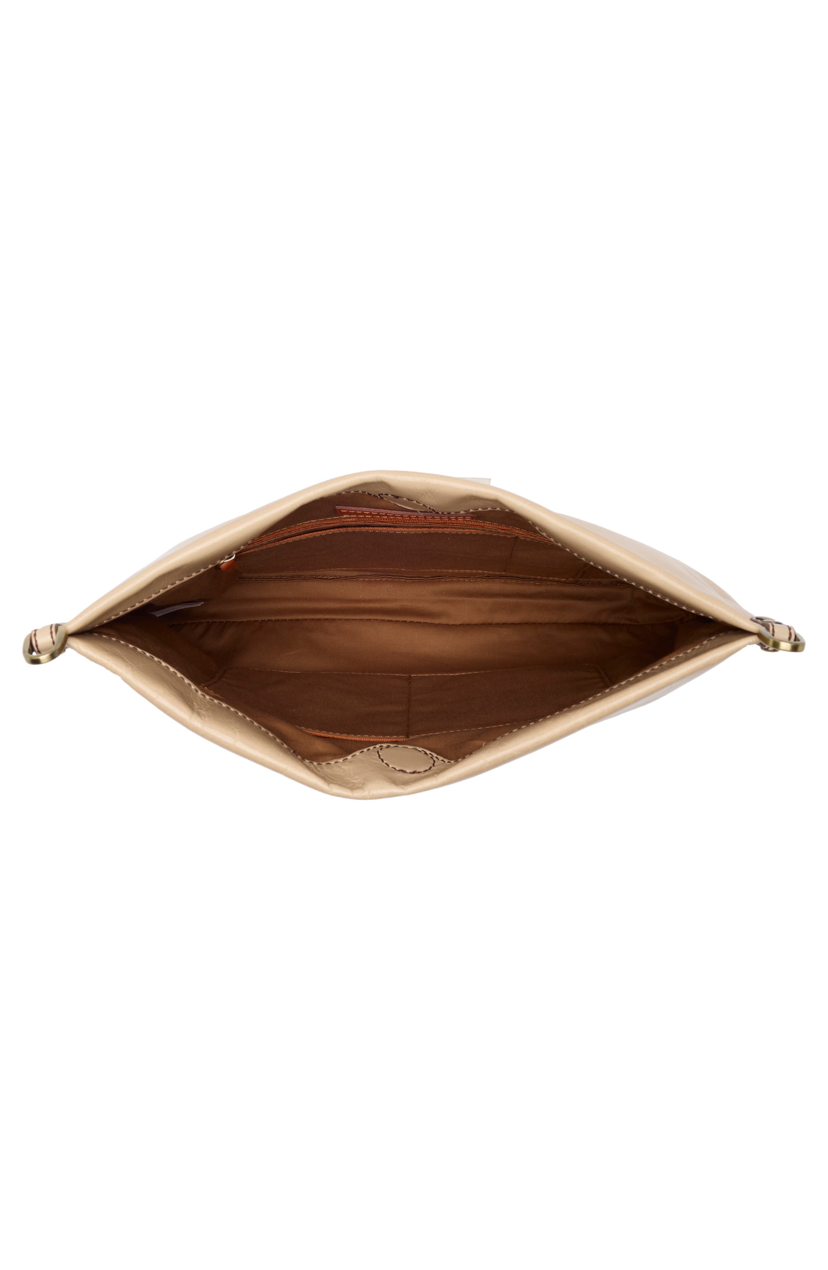 HOBO Approach Leather Crossbody, Alternate, color, Parchment