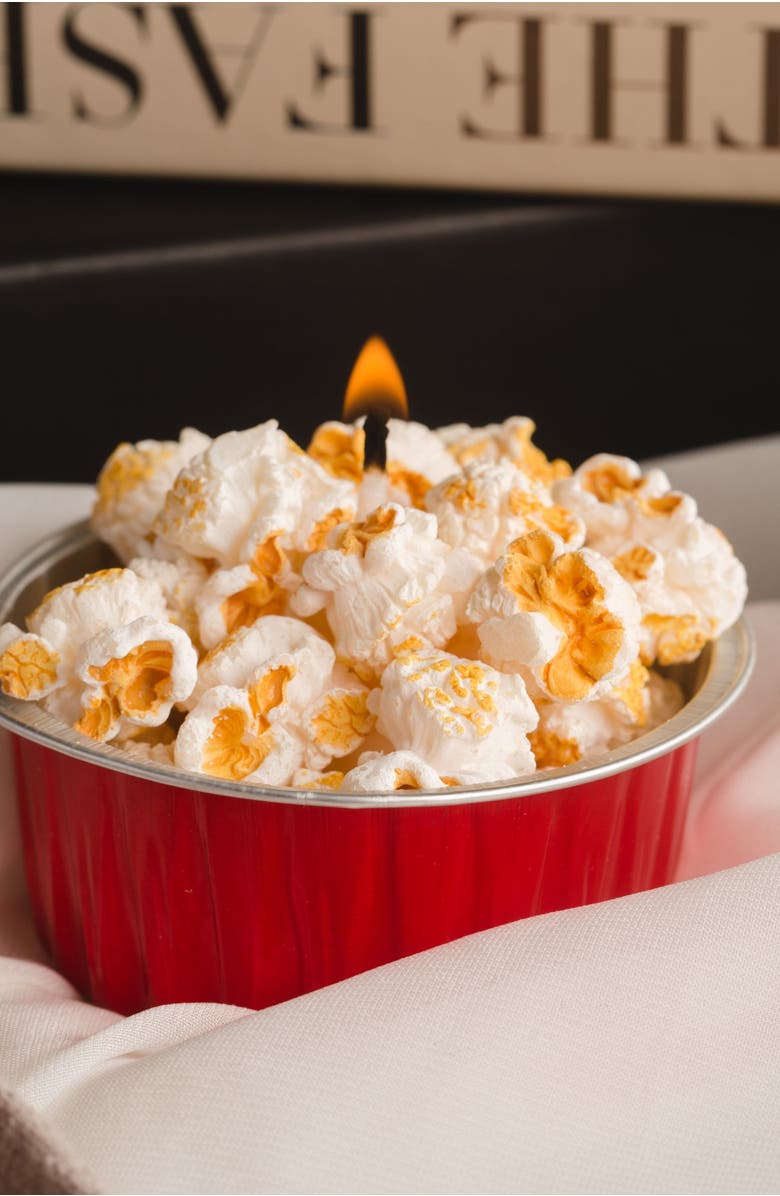Southlake gifts Popcorn Candle Bowl, Alternate, color, Creamy