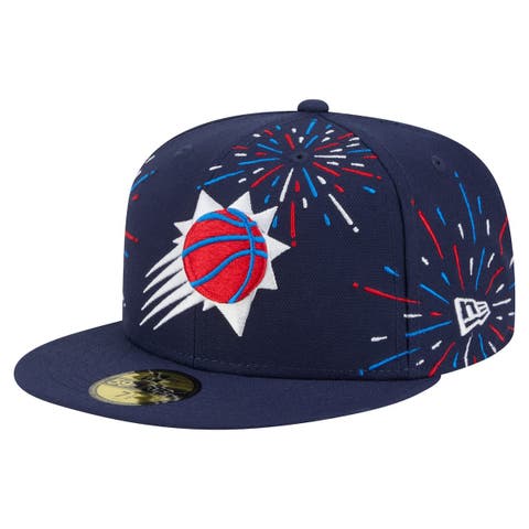 Men's New Era  Navy Phoenix Suns Americana Fireworks 59FIFTY Fitted Hat