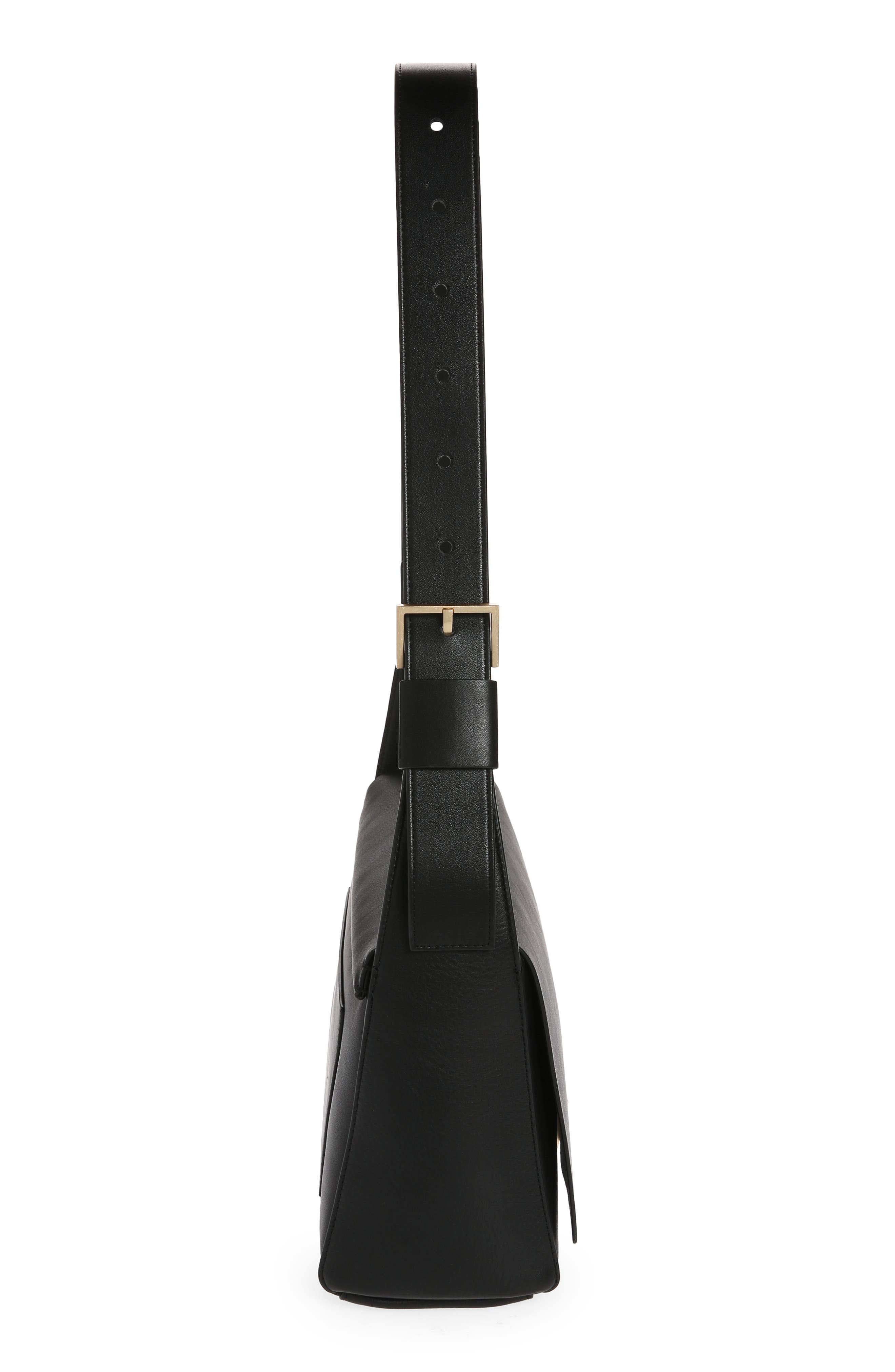 AllSaints Sasha Leather Crossbody Bag, Alternate, color, 